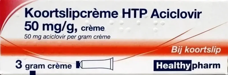 Healthypharm Koortslip creme aciclovir 3 gram