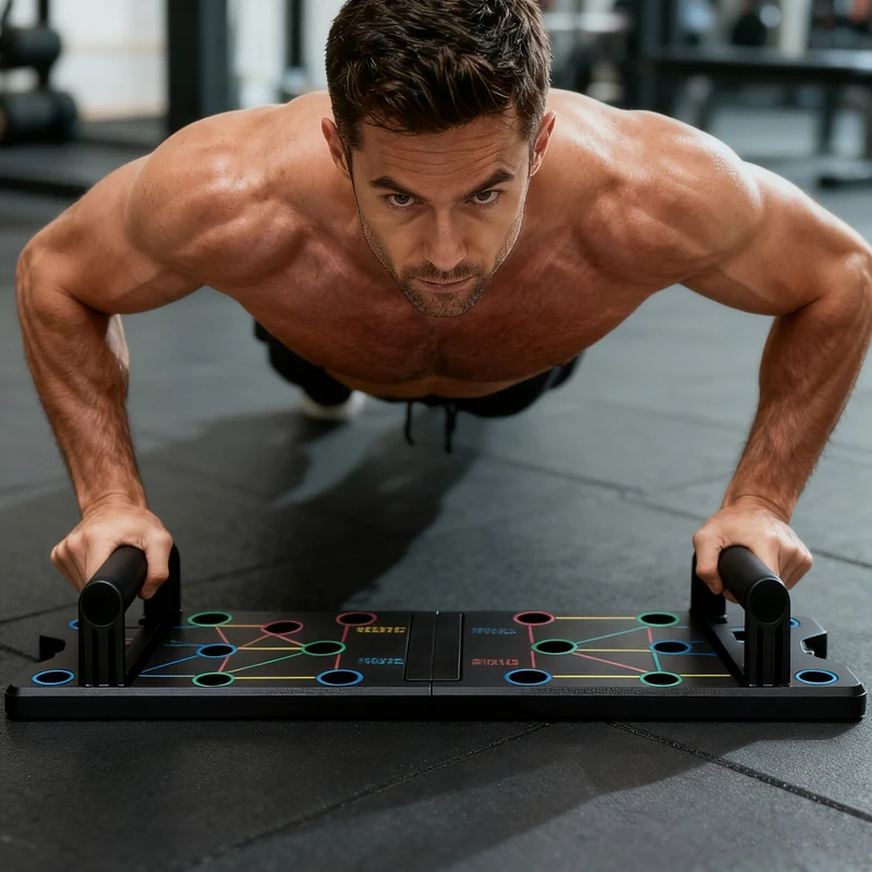 PUSHMASTER BOARD – Multifunktionales Push-Up-Trainingssystem für Ganzkörper-Workouts