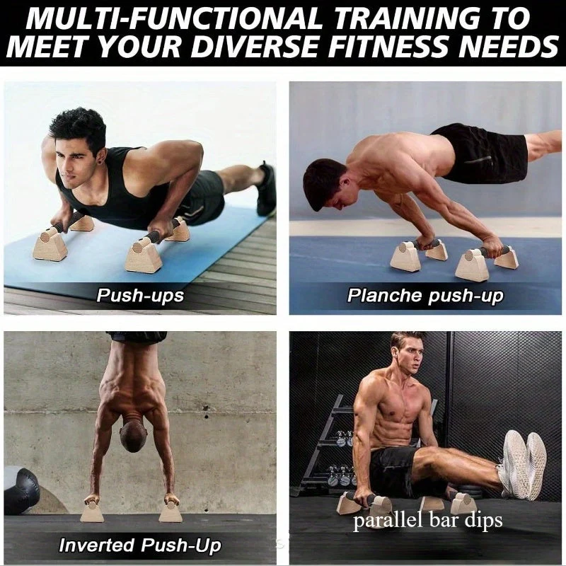 PARELLA BARS – Holz-Push-Up-Barren für stabiles Krafttraining zu Hause
