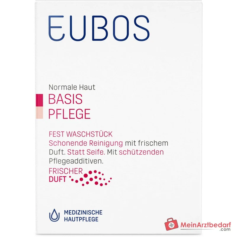 Eubos Basis Pflege Fest Waschstück Rot Allantoin Seife, 125 g