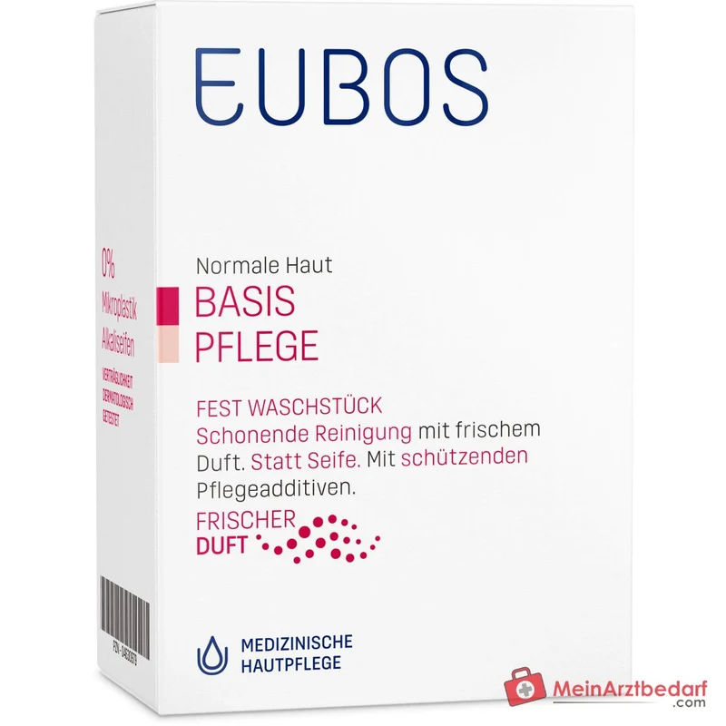 Eubos Basis Pflege Fest Waschstück Rot Allantoin Seife, 125 g