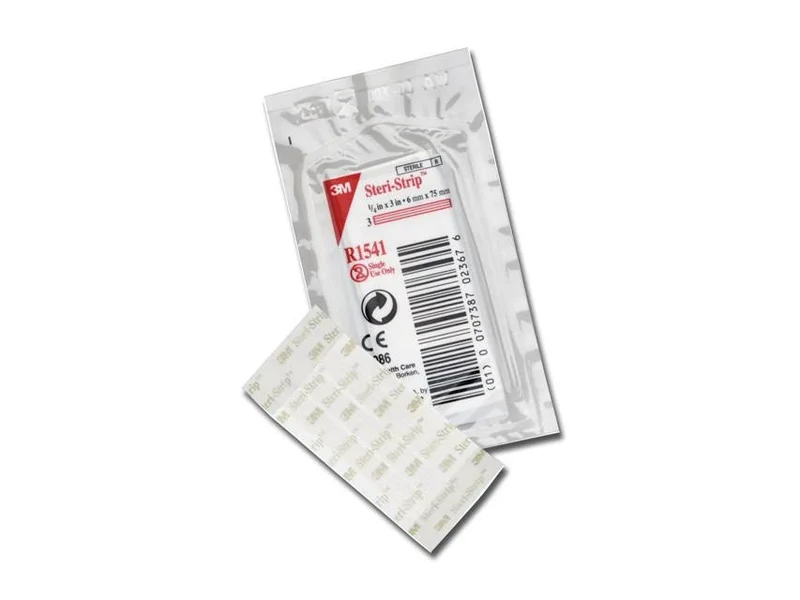 STERI-STRIP™ - Steristrip 75 MM X 6 MM - 1 x 3 strips (Rood)