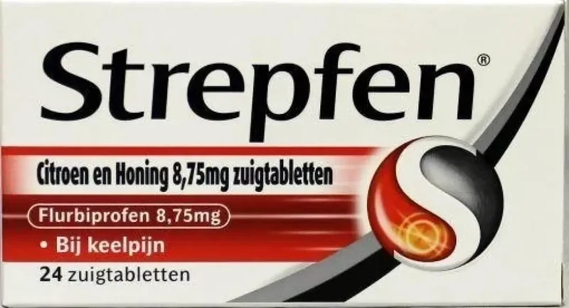 Strepfen Citroen & honing - 24 zuigtabletten