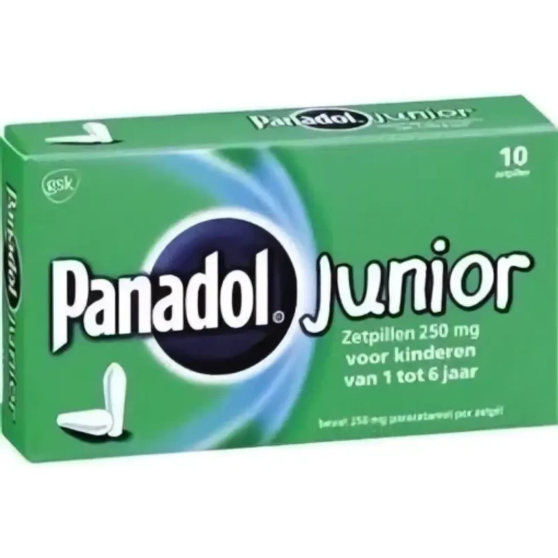 Panadol junior 250 mg - 10 zetpillen