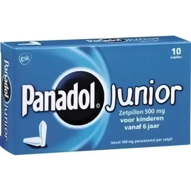Panadol junior 500 mg - 10 zetpillen