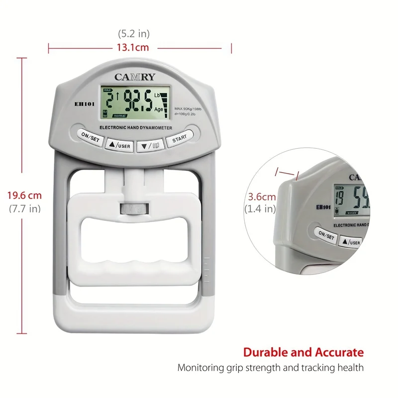 GRIPMETER PRO – Digitaler Griffkraftmesser mit automatischer Erfassung