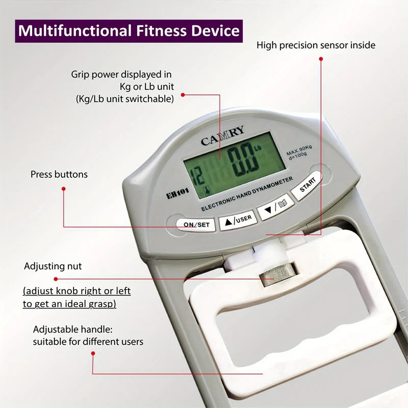 GRIPMETER PRO – Digitaler Griffkraftmesser mit automatischer Erfassung