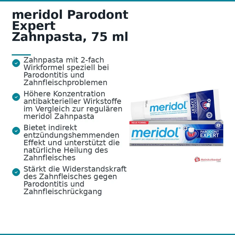 meridol Parodont Expert Zahnpasta, 75 ml