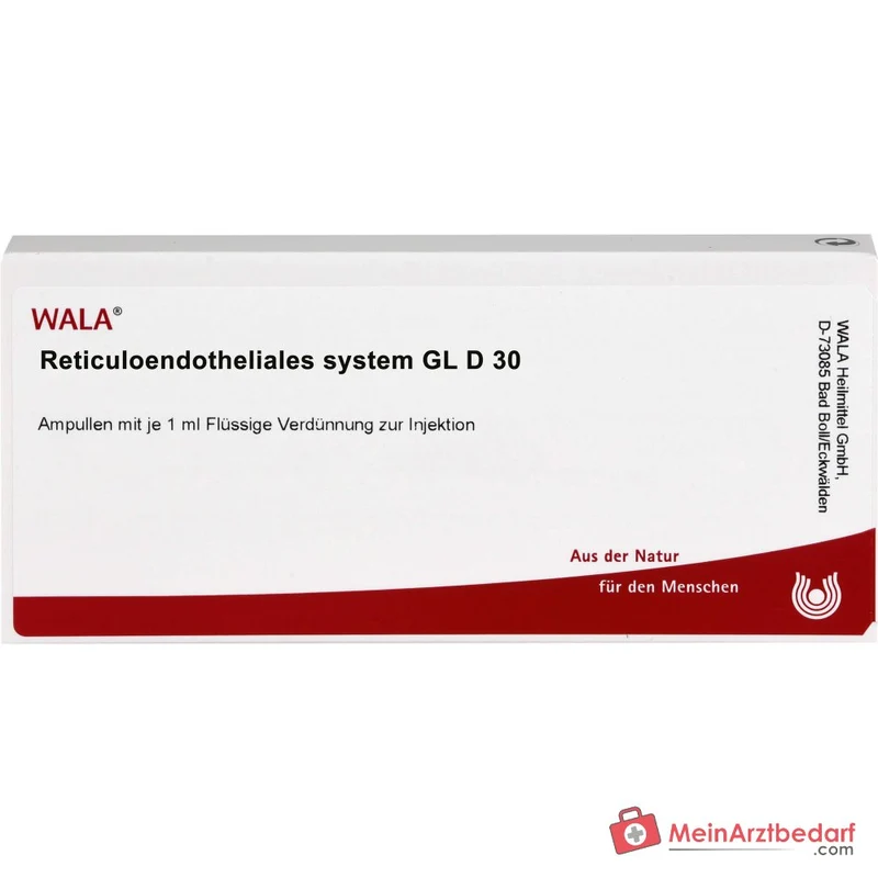 WALA Reticuloendotheliales System Gl D30 Ampullen, 10 x 1 ml