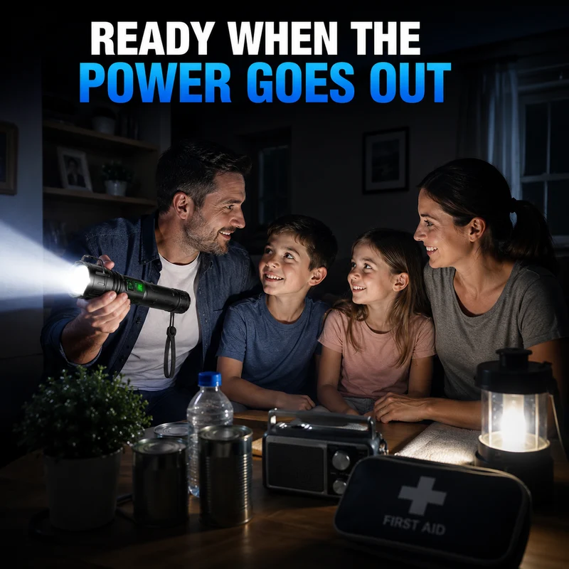 LUMINA TORCH – Taktische Taschenlampe mit extremer Helligkeit