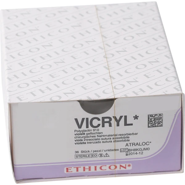Vicryl usp 8-0 20cm BV2 violet V400G 12x1