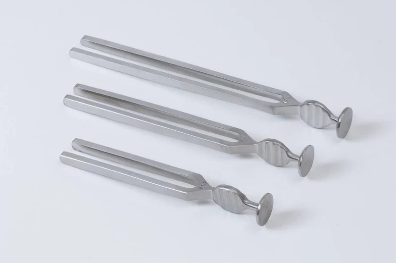 Stemvork met voet 128 herz 21 cm