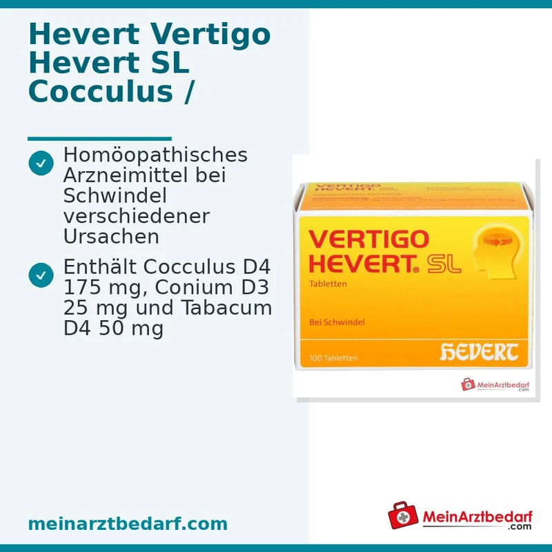 Hevert Vertigo SL Tabletten, 100 St.