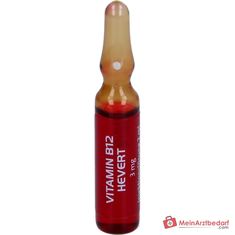 Hevert Vitamin B12 plus Folsäure Injektionslösung, 2 x 10 Ampullen