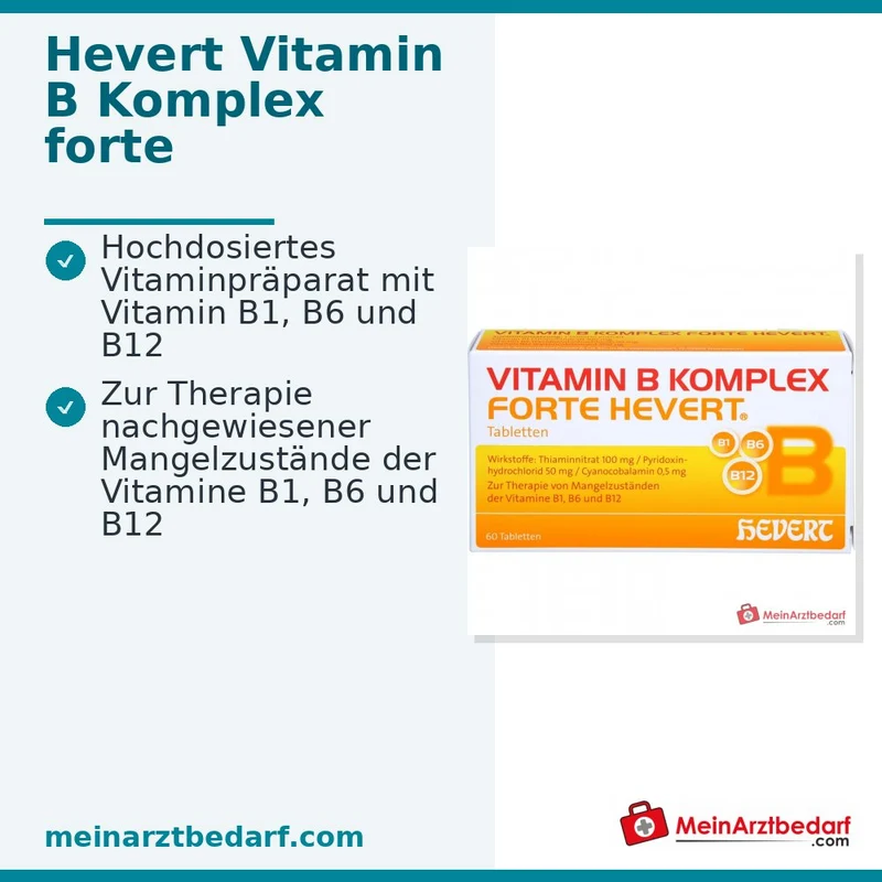 Hevert Vitamin B Komplex forte Tabletten, 60 St.