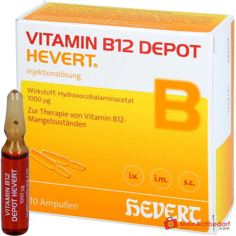 Hevert Vitamin B12 Depot, 10 Ampullen