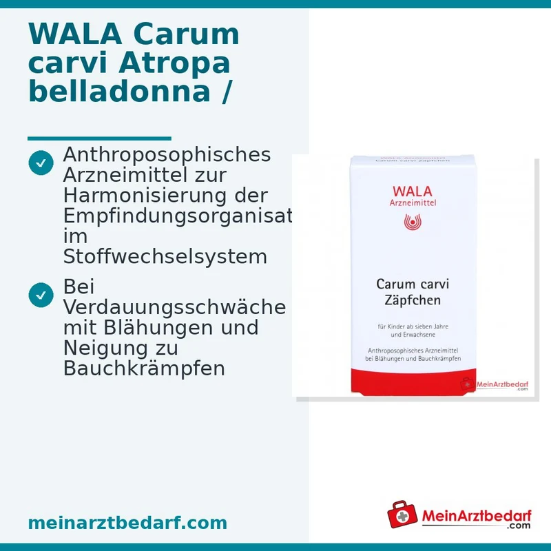 WALA Carum carvi Suppositorien, 10 Stück