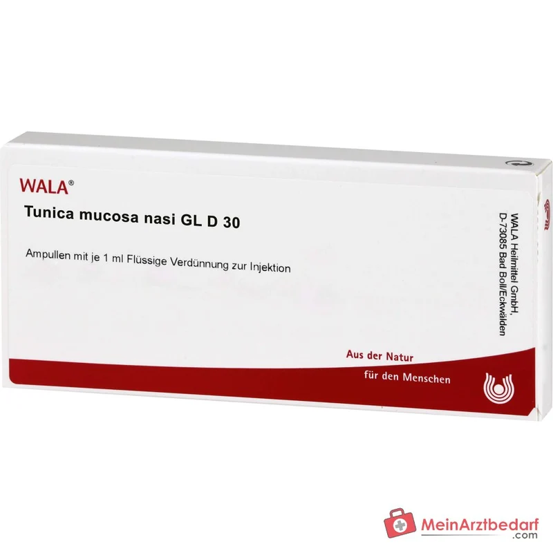 WALA Tunica mucosa nasi Gl D30 Ampullen, 10 x 1 ml