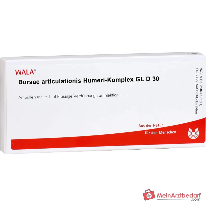 WALA Bursae articulationis humeri-Komplex Gl D30 Ampullen, 10 x 1 ml