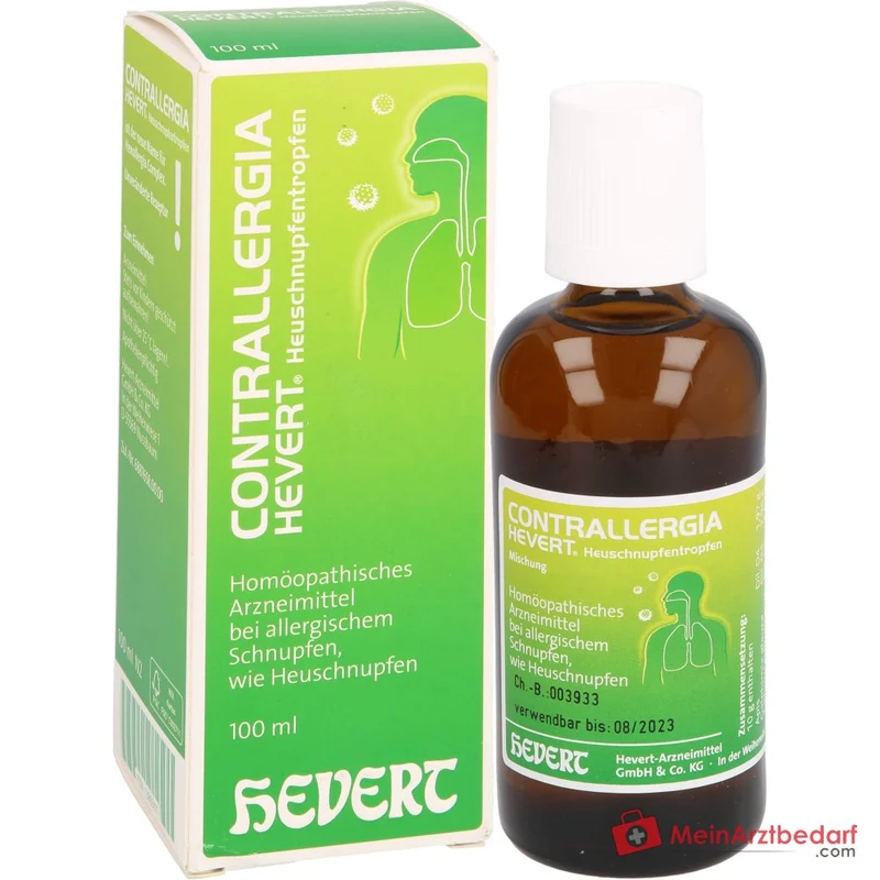 Hevert Contrallergia Heuschnupfentropfen Mischung, 100 ml