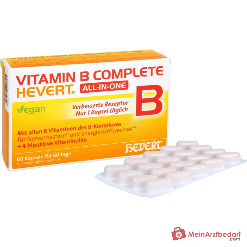 Hevert Vitamin B Complete All-in-One Kapseln, 60 St.