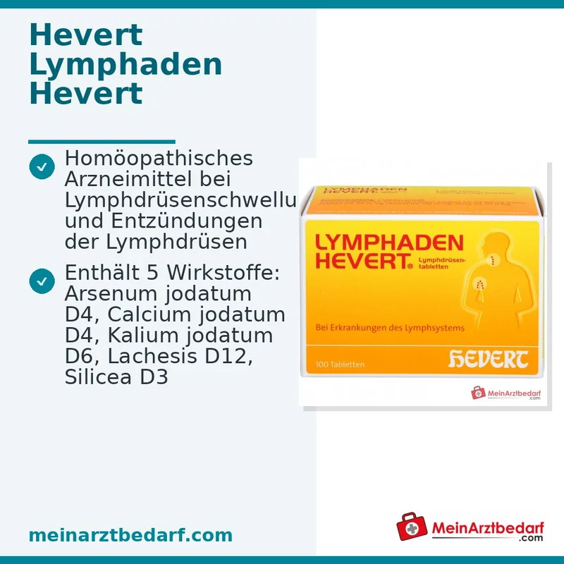 Hevert Lymphaden Hevert Lymphdrüsentabletten, 100 St.