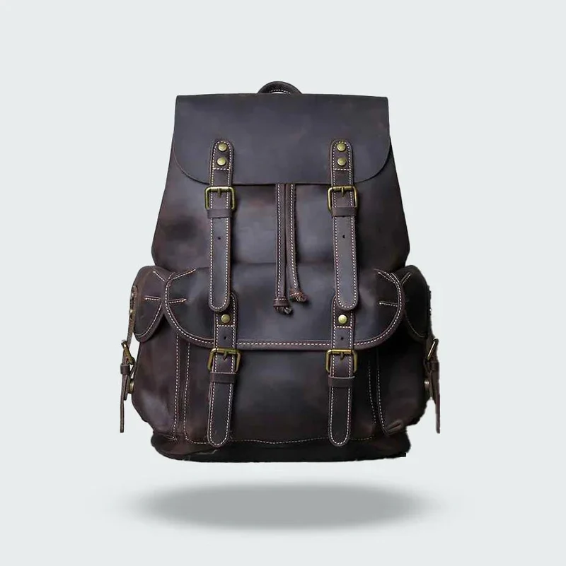Herren Vintage Rucksack mit Geräumigem Innenraum
