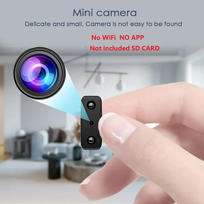 Ultra-kompakte Mini Kamera - Full HD | Nachtsicht & Bewegungserkennung