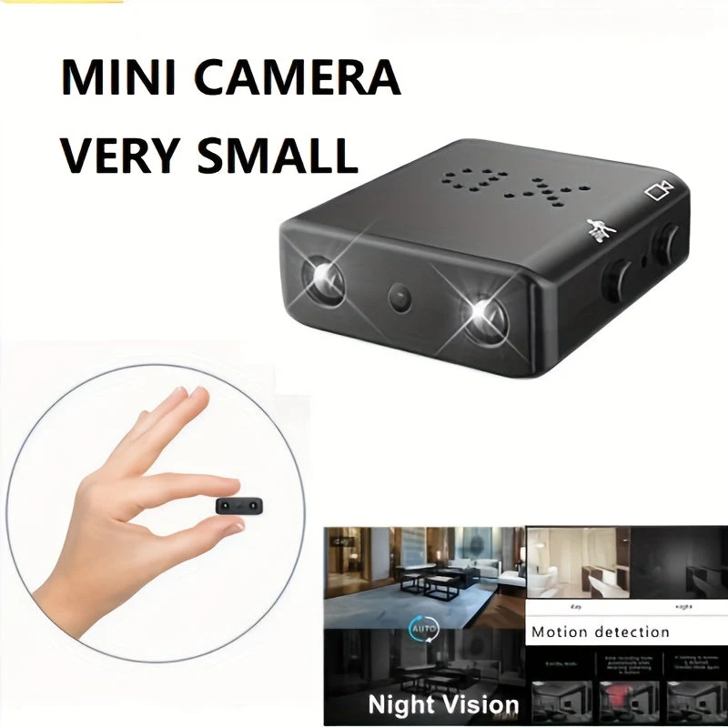 Ultra-kompakte Mini Kamera - Full HD | Nachtsicht & Bewegungserkennung