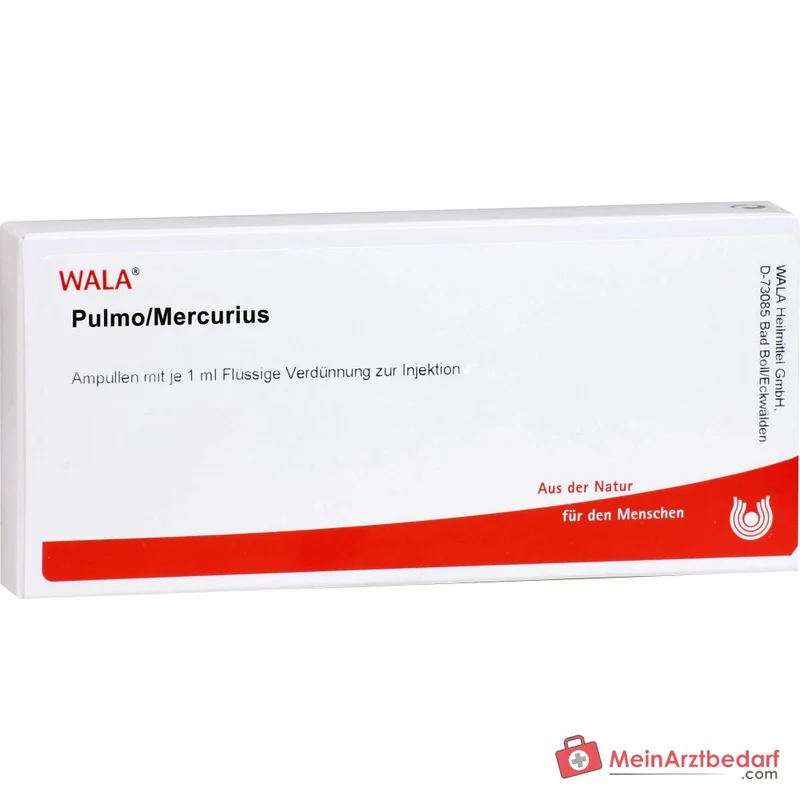 WALA Pulmo/Mercurius Ampullen, 10 x 1 ml