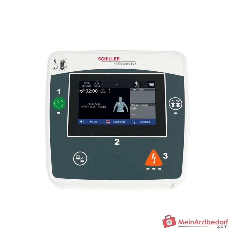 SCHILLER FRED easy G2 Defibrillator, AED mit CPR-Feedback