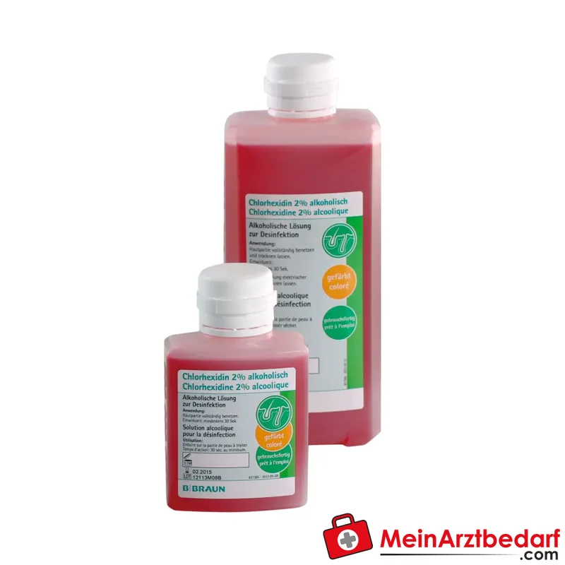 B. Braun Chlorhexidin 2% Alkohollösung gefärbt, 20 Stk.