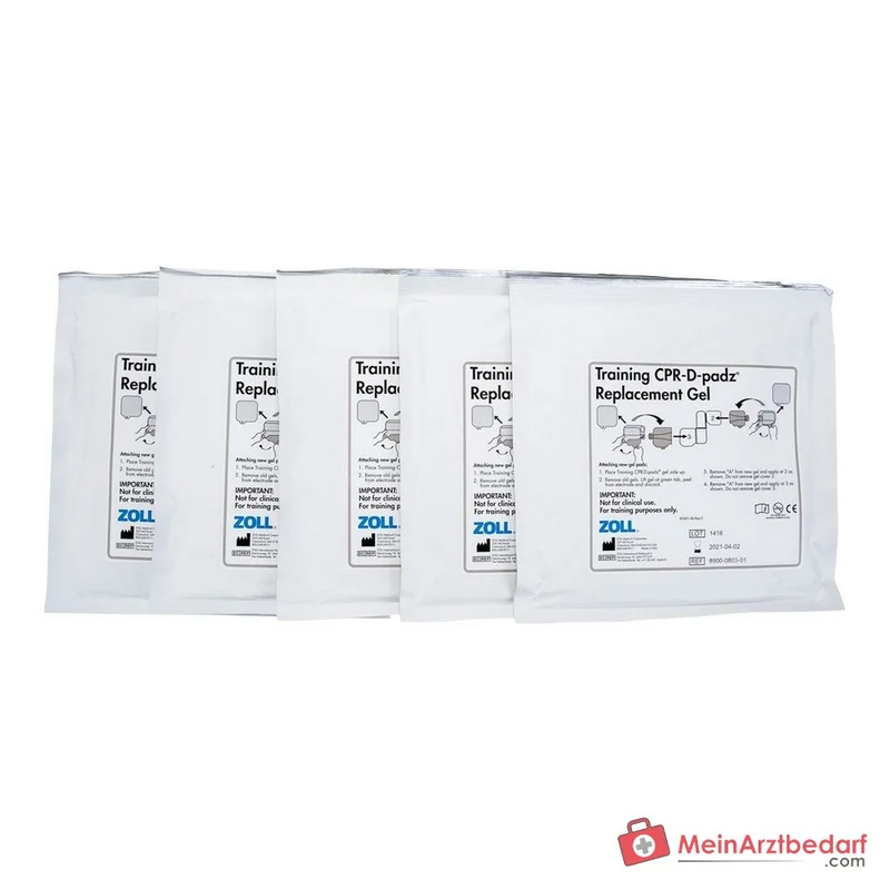 ZOLL Gel Padz für CPR-D Trainings-Elektroden, 5 Paar