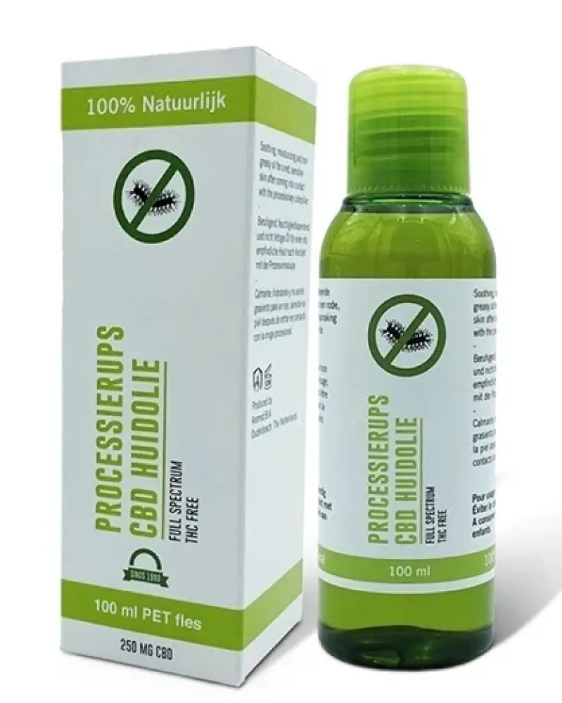 CBD Huidolie processierups - 100 ml