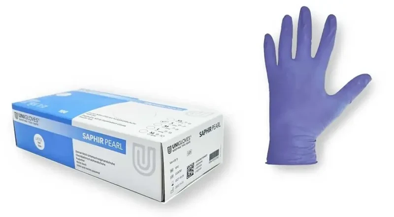 Unigloves Nitril handschoenen - paars- 100 stuks - Small