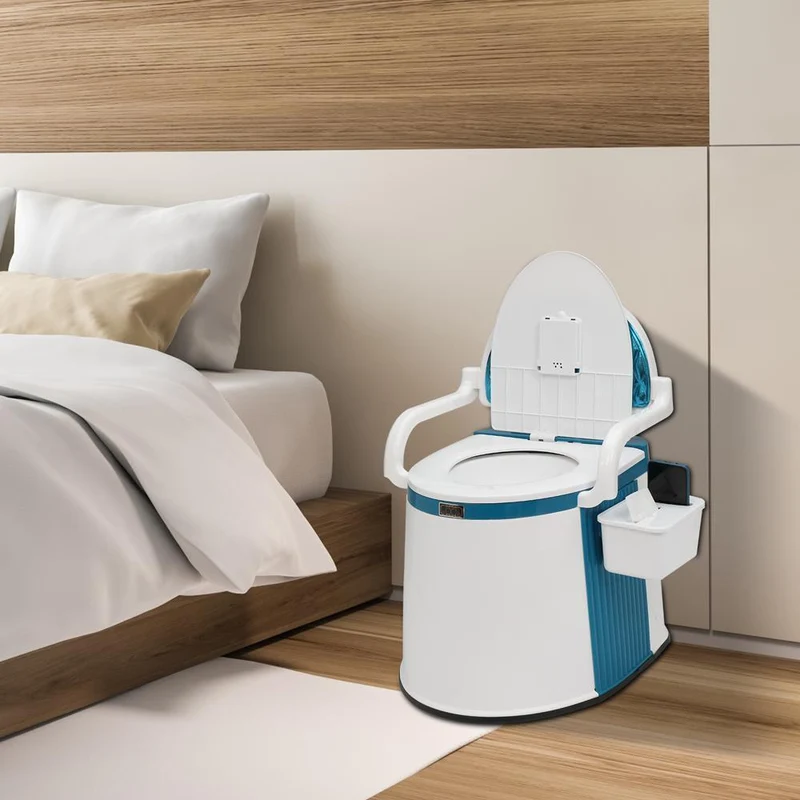 ComforLoo Tragbares Toilett für Erwachsene & Senioren - Bequemer Toilettenstuhl