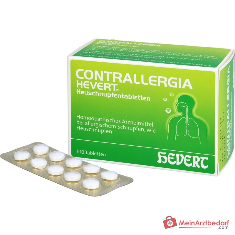 Hevert Contrallergia Heuschnupfentabletten, 100 St.