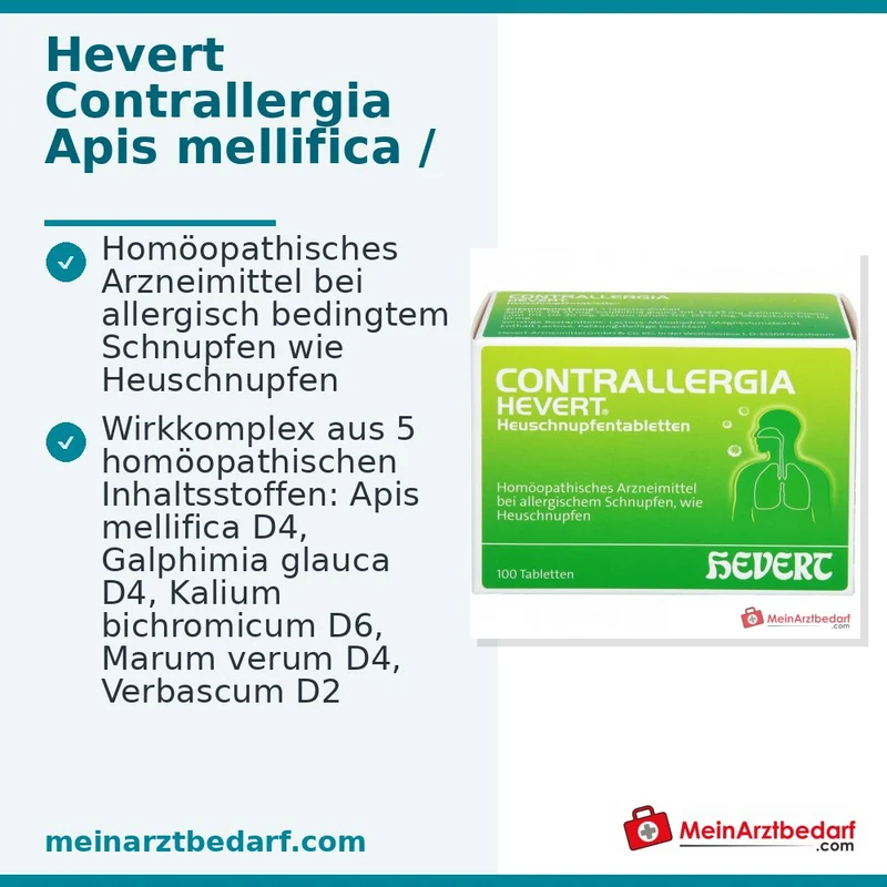 Hevert Contrallergia Heuschnupfentabletten, 100 St.