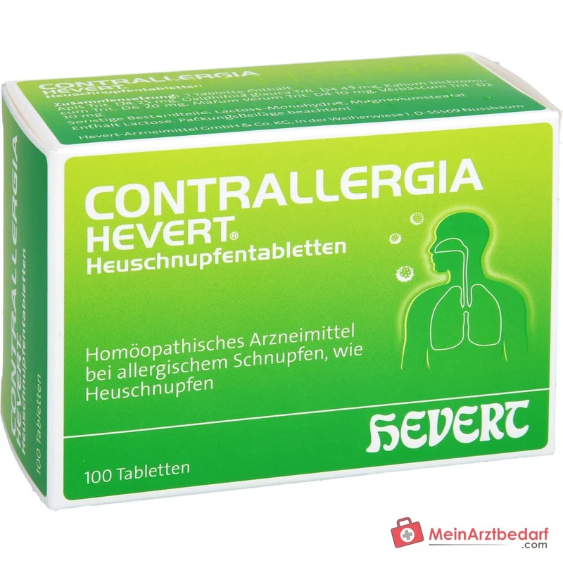 Hevert Contrallergia Heuschnupfentabletten, 100 St.