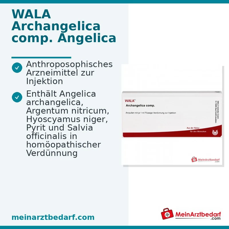 WALA Archangelica comp. Ampullen, 10 x 1 ml