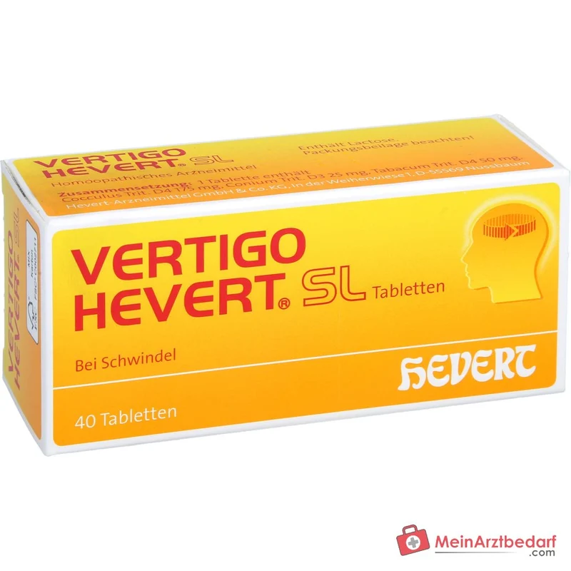 Hevert Vertigo SL Tabletten, 40 St.