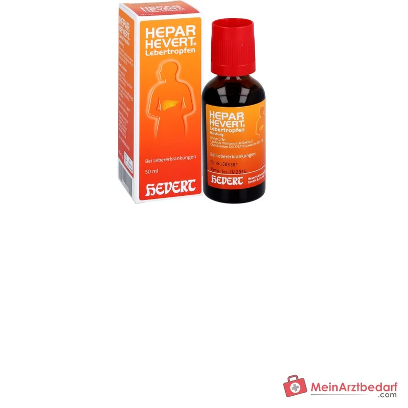 Hevert Hepar Hevert Lebertropfen, 50 ml