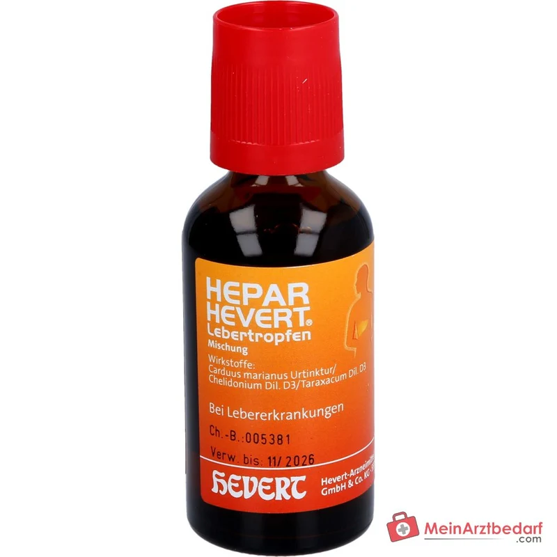 Hevert Hepar Hevert Lebertropfen, 50 ml