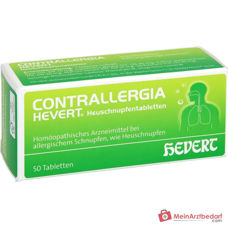Hevert Contrallergia Heuschnupfentabletten, 50 St.