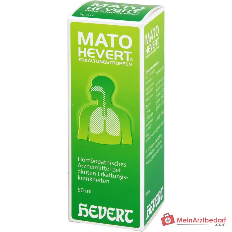 Hevert Mato Hevert Erkältungstropfen Tropfen, 50 ml