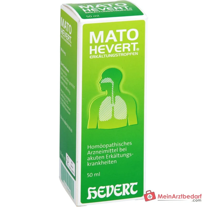 Hevert Mato Hevert Erkältungstropfen Tropfen, 50 ml