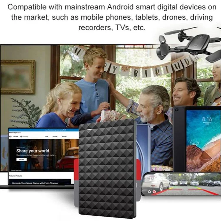 Ultradünne Tragbare Festplatte 10TB - Große Kapazität & USB 3.0