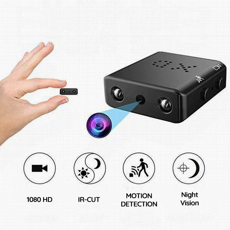 Drahtlose Mini HD Kamera mit Audio & Nachtsicht