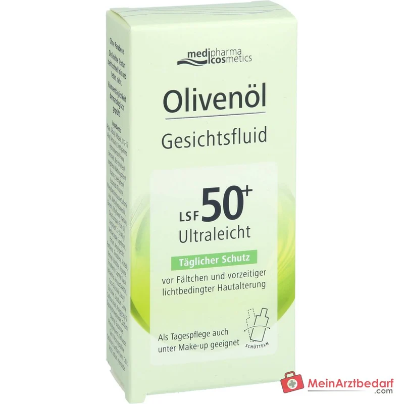 medipharma cosmetics Olivenöl Gesichtsfluid LSF 50+, 50 ml