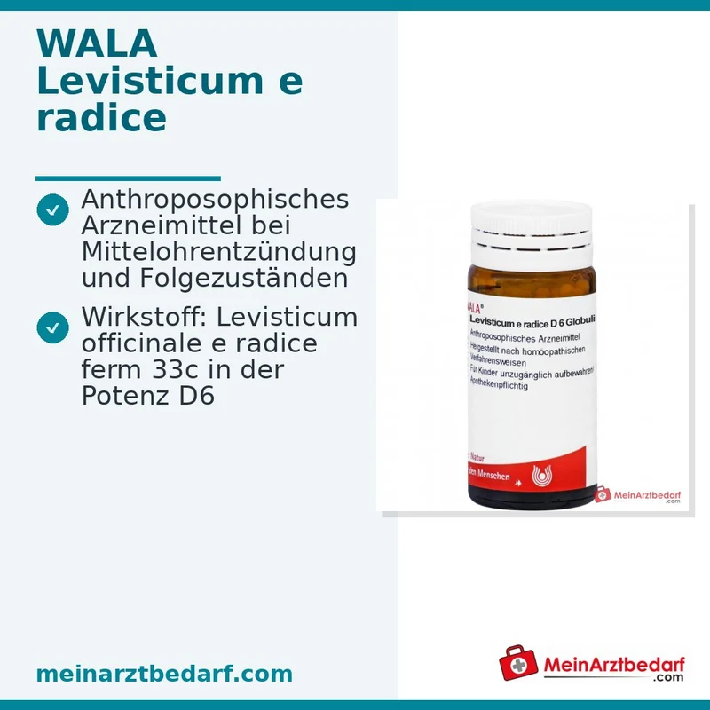 WALA Levisticum e radice D6 Globuli velati, 20 g